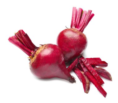 Lezzetli dilimlenmiş olgun pancar 