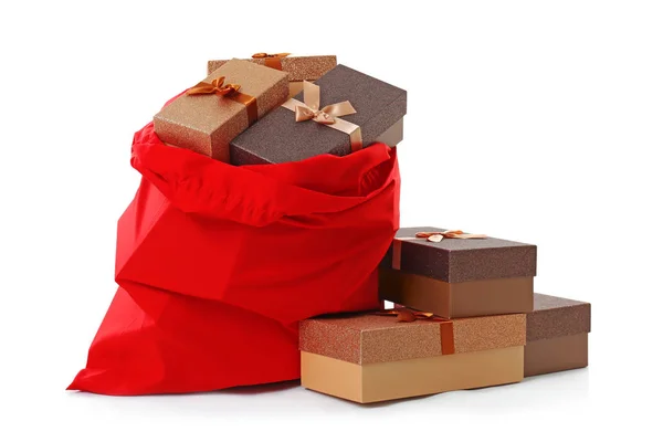 Borsa di Babbo Natale — Foto Stock