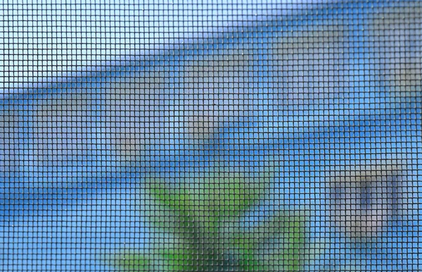 Экран комаров, закрыть — стоковое фото
