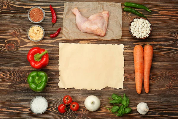 Ingredientes para delicioso chili de peru — Fotografia de Stock