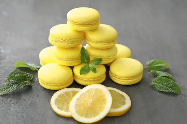  ev yapımı limon macarons 