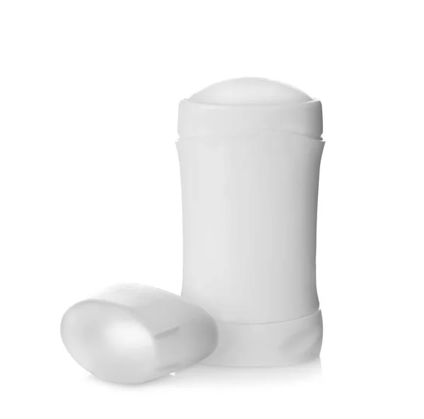 Female deodorant on white — Stock Photo, Image