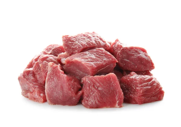 Stücke von frischem rohem Fleisch — Stockfoto