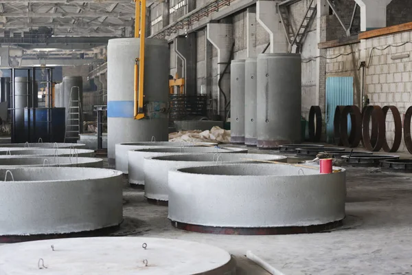 Завод бетонирования — стоковое фото