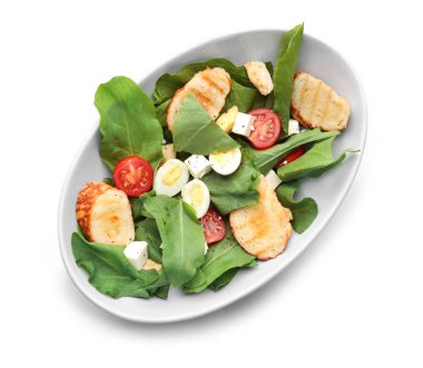 Bıldırcın yumurtası ve ıspanak salatası 