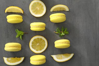  ev yapımı limon macarons 