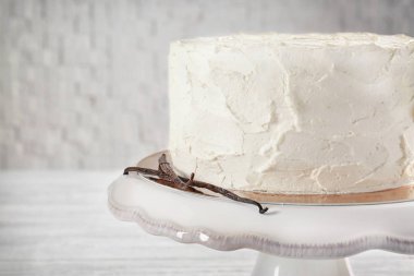 Lezzetli vanilyalı Pasta krema ile 