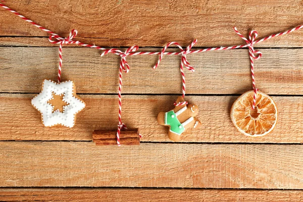 Νόστιμα σπιτικά μπισκότα Χριστουγέννων — Φωτογραφία Αρχείου