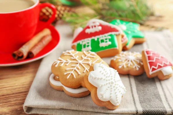 Pyszne domowe ciasteczka świąteczne — Zdjęcie stockowe