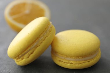 ev yapımı limon macarons 