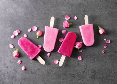 Lezzetli yoğurt dondurma 