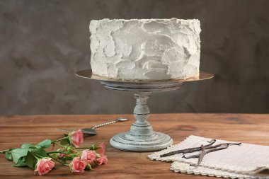 lezzetli vanilyalı pasta 