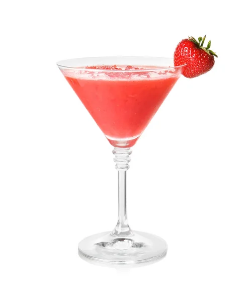 Delicious strawberry cocktail — Stock Photo, Image