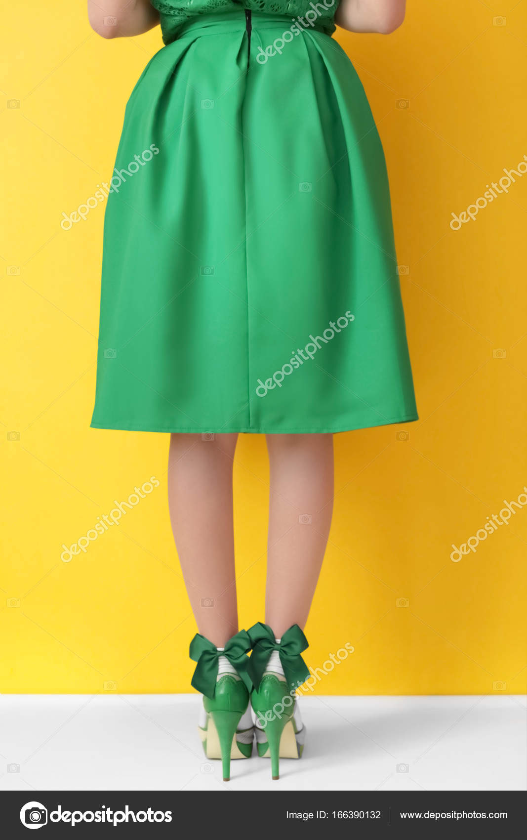 Donna Scxhbtdoqr In Stock Alto Giovane Tacco Foto — E Scarpe Calze Verde 0nwO8XPk