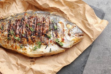 lezzetli kızarmış balık