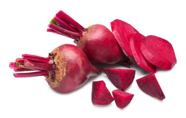 Lezzetli dilimlenmiş olgun pancar 