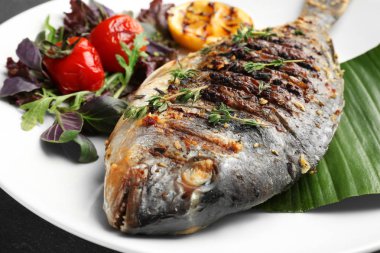 lezzetli kızarmış balık