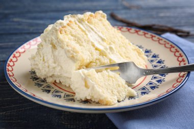 lezzetli vanilyalı pasta 