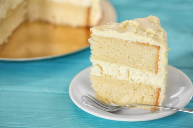 lezzetli vanilyalı pasta 