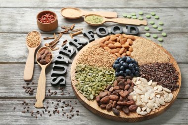 harfler ve superfood ürün yelpazesine