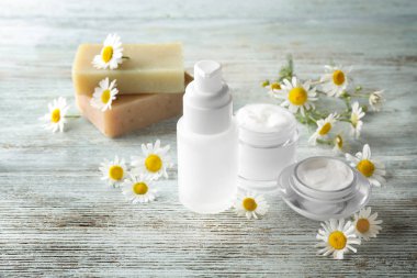 Kozmetik ürünleri ile kompozisyon 