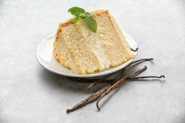 lezzetli vanilyalı pasta 