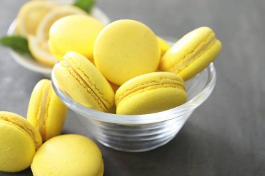 ev yapımı limon macarons 