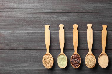 Superfood ürün yelpazesine ile kompozisyon 