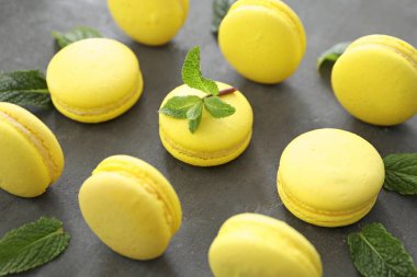 ev yapımı limon macarons 