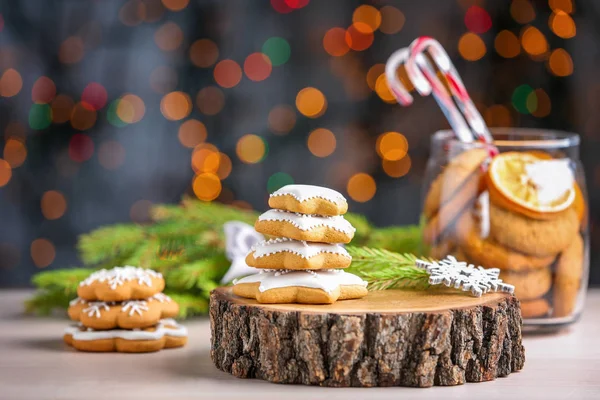 Sabrosas galletas caseras de Navidad — Foto de Stock