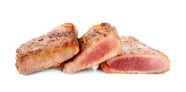 Different degrees of meat doneness — Stock Photo, Image