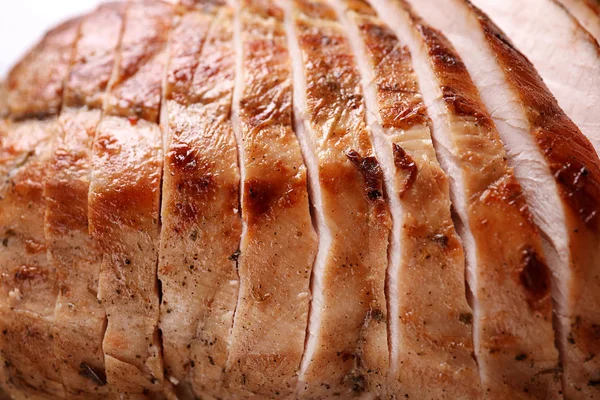 lezzetli dilimlenmiş hindi fileto 