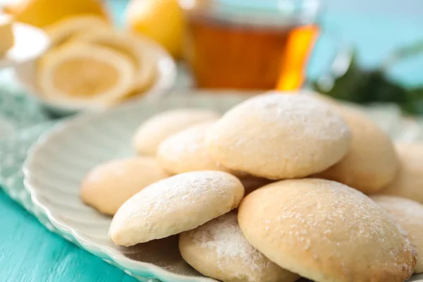 Hemgjord lemon cookies — Stockfoto