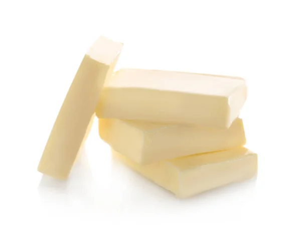 Cut block of butter — Stock Photo, Image