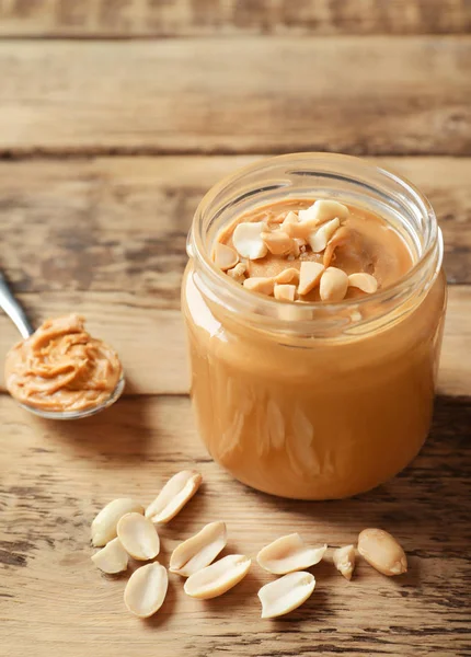 Creamy peanut butter Stock Picture