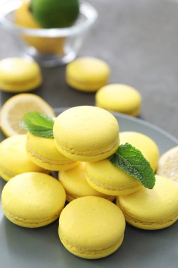 ev yapımı limon macarons 