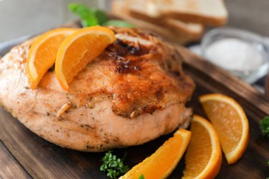 Lezzetli kızarmış Türkiye