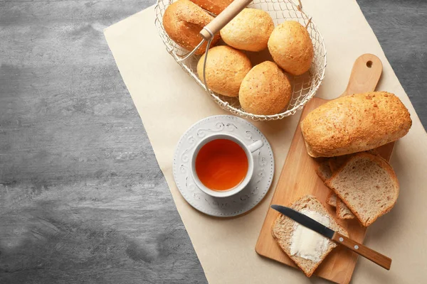 Pâine delicioasă gustoasă — Fotografie, imagine de stoc