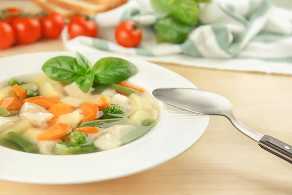 Supă delicioasă de curcan — Fotografie, imagine de stoc