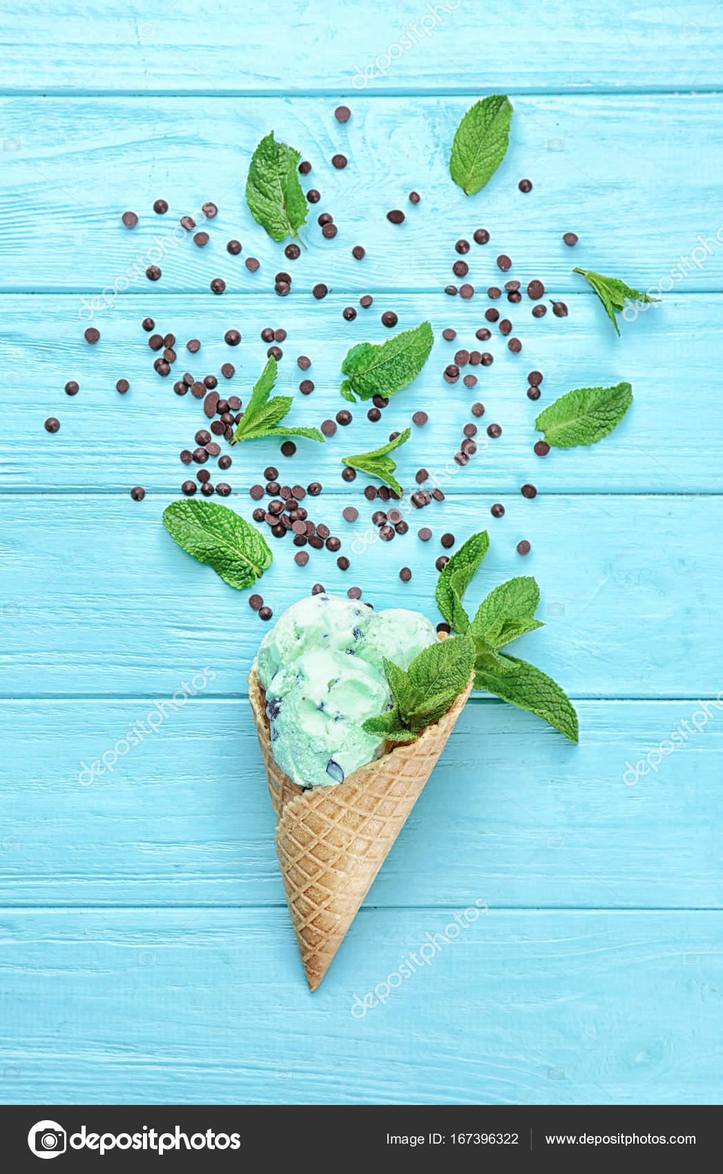 Mint Chocolate Chip Ice Cream Stock Photo C Belchonock Mint Chocolate Chip Ice Cream Stock Photo C Belchonock