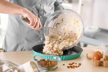 kek hazırlama kadın