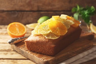 Lezzetli narenciye pasta 