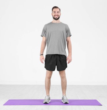 Sportif genç adam