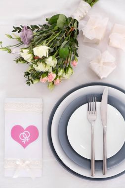 Düğün için hizmet tablo