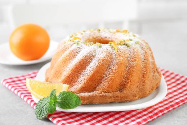 Lezzetli narenciye pasta 