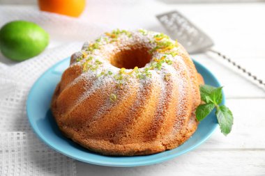 Lezzetli narenciye pasta 