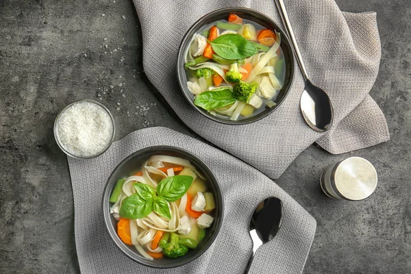 Lahodné krůtí polévka — Stock fotografie