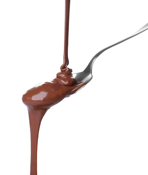Molho de chocolate delicioso — Fotografia de Stock
