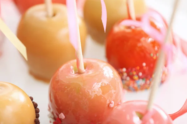 Delicious candy apples — Stock Photo, Image