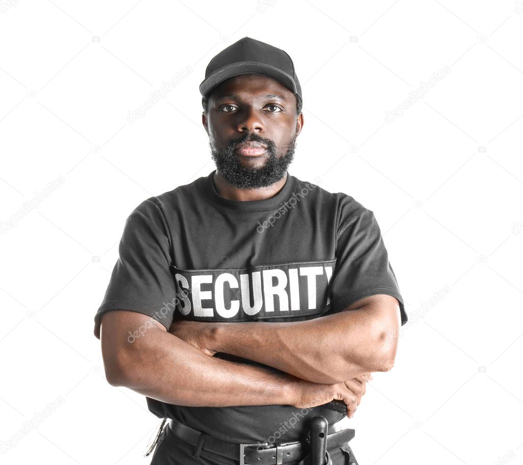 Male security guard 